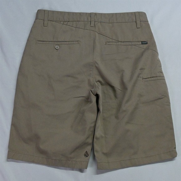 Volcom 30 x 10" Khaki Frickin' Solid Chino‎ Shorts - Picture 7 of 7